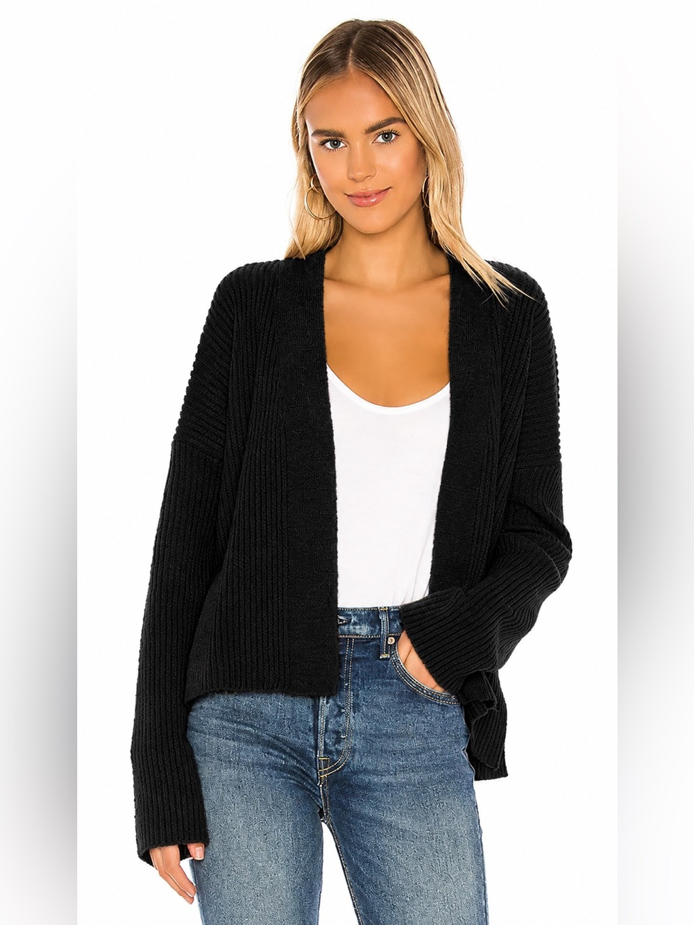 Revolve Tularosa Halcyon Ribbed Open Front Cardigan
